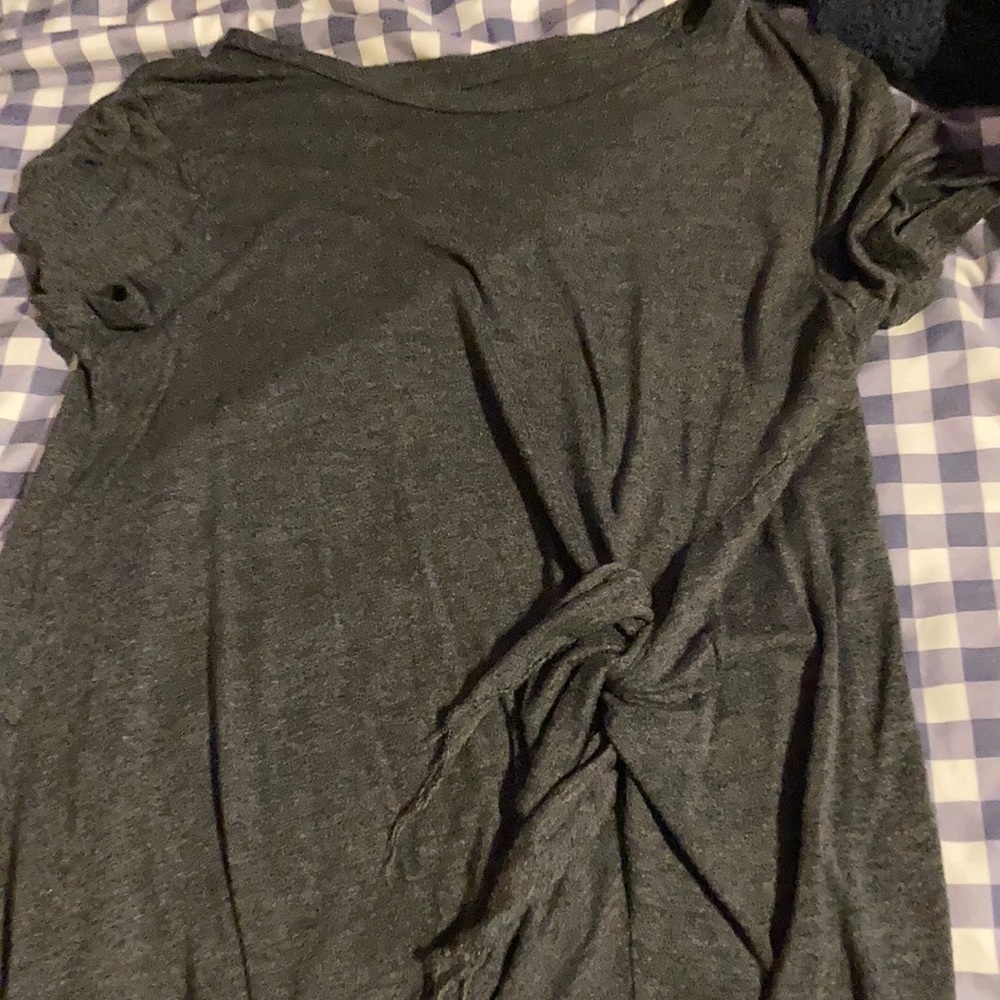 Gray Tie T-Shirt